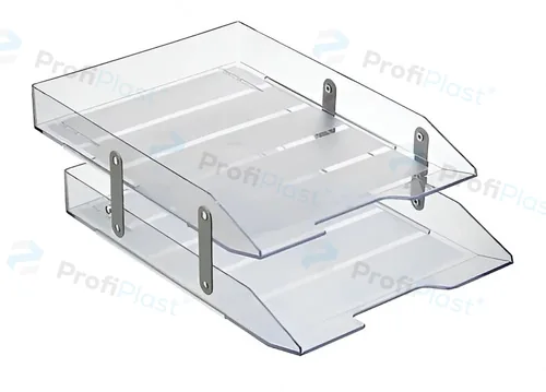 Porta correspondência em acrílico cristal